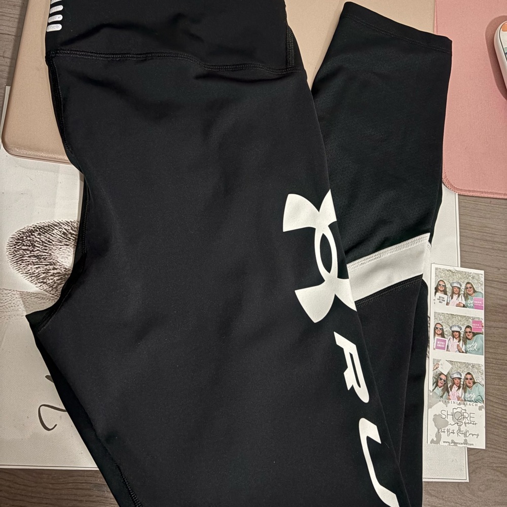 Under Armour Black and White Leggings